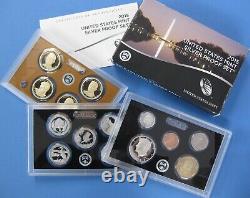 2010 thru 2019 Run of 10 Government Issued Silver Proof Sets with ATB Quarters