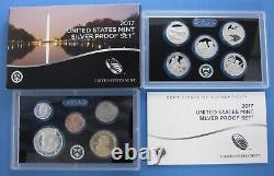 2010 thru 2019 Run of 10 Government Issued Silver Proof Sets with ATB Quarters