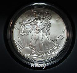 2011 5 Coin Silver Eagle 25th Anniversary Set! Reverse Proof! Box & COA. No Res
