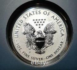 2011 American Eagle 25th Anniversary Silver 5 Coin Set with Reverse Proof