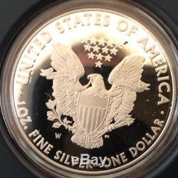 2011 American Eagle 25th Anniversary Silver Coin Set 5 Coins Proof, Uncirculated