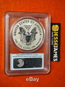 2011 P Reverse Proof Silver Eagle Pcgs Pr70 Flag First Strike From 25th Ann Set
