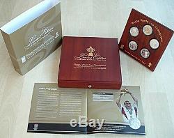 2011 Rugby World Cup Champions Silver Proof Coin Set New Zealand Post