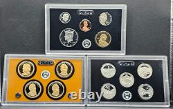 2011 United States Mint Silver Proof Set 14-Coins 7 Silver Coins 90% Pure Silver