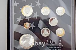 2012 & 2013 US Mint Limited Edition 8-coin Silver Proof Sets withOGP/COA -Lot of 2