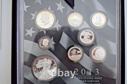 2012 & 2013 US Mint Limited Edition 8-coin Silver Proof Sets withOGP/COA -Lot of 2