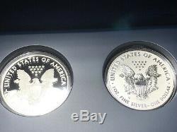 2012 American Eagle US Mint San Francisco 2 Coin Silver Proof Reverse Proof Set