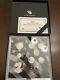 2012 Limited Edition Silver Proof Set With Box & Coa Free U S Shipping, Toning
