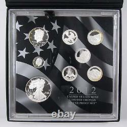 2012 Limited Edition Silver Proof 8 Coin Set OGP COA SKUCPC1682