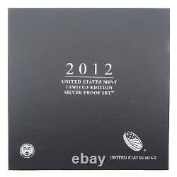 2012 Limited Edition Silver Proof 8 Coin Set OGP COA SKUCPC1682