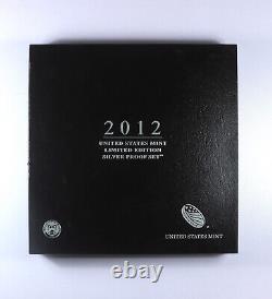 2012 Limited Edition Silver Proof Set 8 Coin with Box & COA