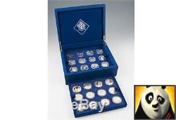 2012 ROYAL MINT Diamond Jubilee HRM Queen 24x Silver Proof Coin Collection Set