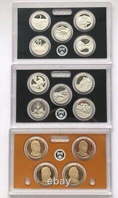 2012-S 9-Coin Proof Set + 2011 Silver 5-Coin Set -3 Coin Sets Total HIGH VALUE