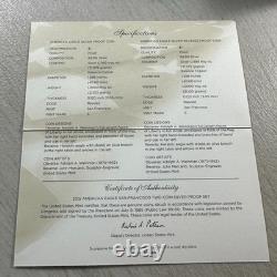 2012-S American Eagle San Francisco 2 Coin Silver Proof Set, OGP & COA (90580)