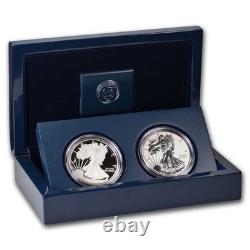 2012-S American Eagle San Francisco Two-Coin Silver Proof Set OGP & COA PRISTINE