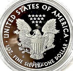 2012-S Reverse Proof Silver Eagle SAN FRANCISCO 2-Coin Set with BOX/COA