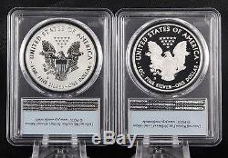 2012 S Silver Eagle 75th Anniversary 2 Coin Proof Set PCGS PR 69 First Strike