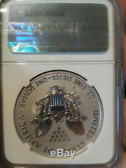 2012 S Silver Eagle Reverse Proof NGC PF 70 Early Releases, From Set