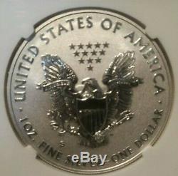 2012 S Silver Eagle Reverse Proof NGC PF 70 Early Releases, From Set