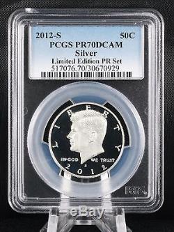2012 S Silver Kennedy Limited Edition Proof Set PCGS PR 70 DCAM