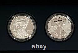 2012 S Two-Coin Silver Proof Set American Eagle San Francisco / OGP no COA