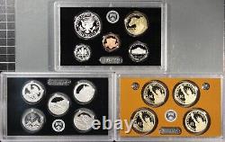 2012-S US MINT SILVER PROOF SET 14-Coins withBox COA S2012