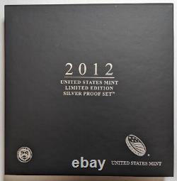 2012 S US Mint Limited Edition Silver Proof Set
