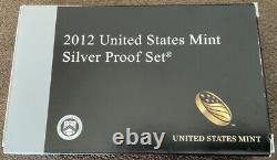2012-S US Mint SILVER Proof Set 14 Coins OGP & COA KEY DATE