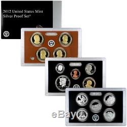 2012 S US Mint Silver Proof 14 Coin Set