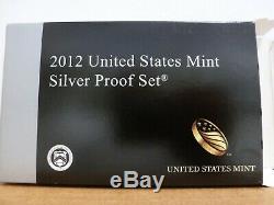 2012-S US Mint Silver Proof 14 Coin Set