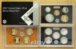 2012 S US Mint Silver Proof Set 14 Coins OGP