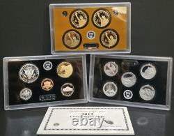 2012-S U. S. Mint Silver Proof Set with OGP & COA! 14 Coin Set