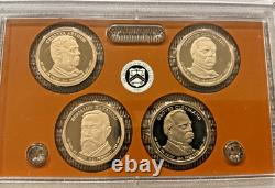 2012 S United States Mint 14-Coin 90% Silver Proof Set + Mint Proof Set COA/OGP