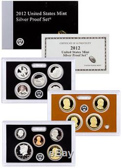2012-S United States US Mint 14-Coin Silver Proof Set (SV6) SKU25945