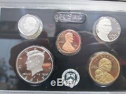 2012 US MINT SILVER PROOF SET WITH BOX AND COA
