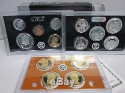 2012 Us Mint Silver Proof Set With Box & Coa