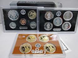 2012 Us Mint Silver Proof Set With Box & Coa