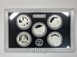 2012 US MINT SILVER PROOF SET with BOX & COA set shown