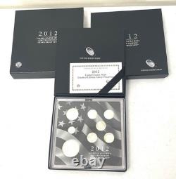 2012 US Mint Limited Edition Silver Proof Coin Set with Box & COA Free Shipping