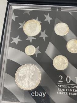 2012 US Mint Limited Edition Silver Proof Coin Set with Box & COA Free Shipping