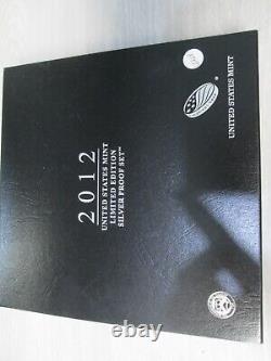 2012 US Mint Limited Edition Silver Proof Set