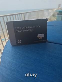 2012 US Mint Silver Proof Set Only 395,443 Made Complete OGP with COA