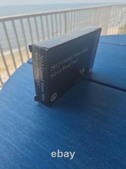 2012 US Mint Silver Proof Set Only 395,443 Made Complete OGP with COA