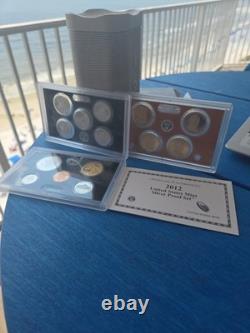 2012 US Mint Silver Proof Set Only 395,443 Made Complete OGP with COA 2012 US Mint Silver Proof Set Only 395,443 Made Complete OGP with COA