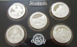 2012 U. S. Mint Silver Proof Set, 14 Piece, Brilliant Proof Coins with COA