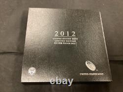 2012 United States Mint Limited Edition Silver Proof Set