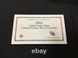 2012 United States Mint Limited Edition Silver Proof Set