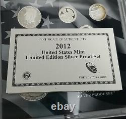 2012 United States Mint Limited Edition Silver Proof Set #2180