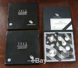 2012 United States Mint Limited Edition Silver Proof Set Box COA