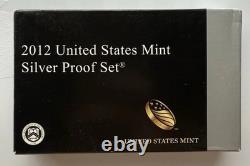 2012 United States Mint Silver Proof Set
